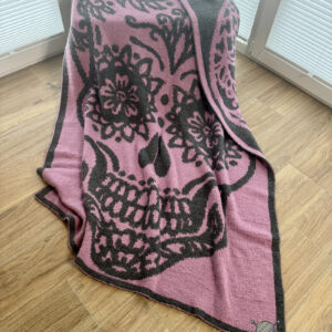 Double-Knitting Strickmuster Decke "La Catrina"