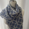 Double Knitting Schal "Mosaik der Stille"