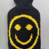 Double Knitting Strickmuster – Wärmflaschenhülle „Smileys“