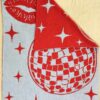 Kissco 3 mit Logo Double- Knitting Strickmuster Decke "Disco Kisses"